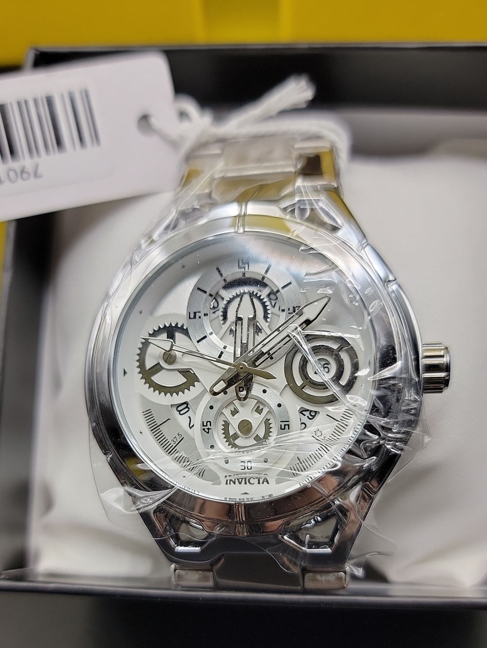 NEW 🏁 Invicta S1 Rally Men's 44mm Polished Silver Stainless Steel Watch 79011 - Picture 3 of 12